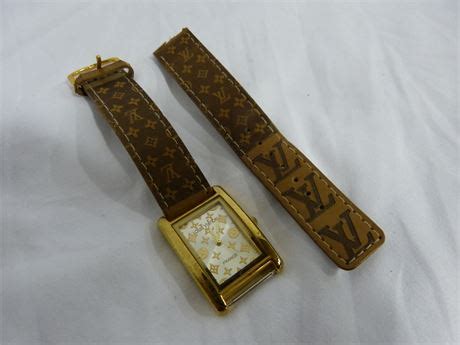 louis vuitton paris watch blue dial vintage|Louis Vuitton Blue Watch .